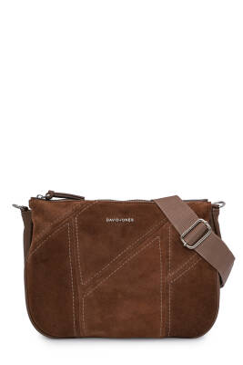 David Jones Süet Dokulu Kadın Omuz Çantası ED069 - David Jones