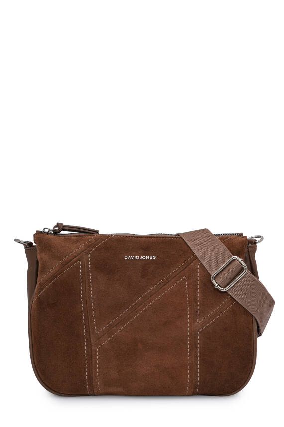 David Jones Süet Dokulu Kadın Omuz Çantası ED069 - 3