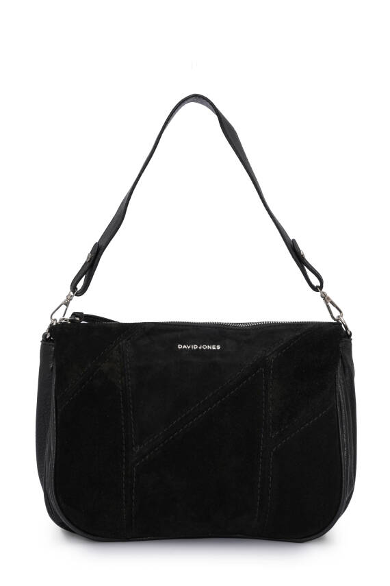 David Jones Süet Dokulu Kadın Omuz Çantası ED069 - 7