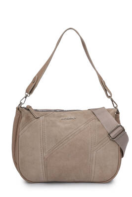 David Jones Süet Dokulu Kadın Omuz Çantası ED069 - 15