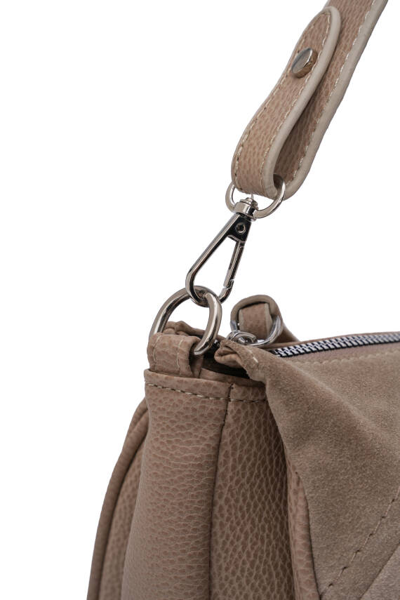 David Jones Süet Dokulu Kadın Omuz Çantası ED069 - 16