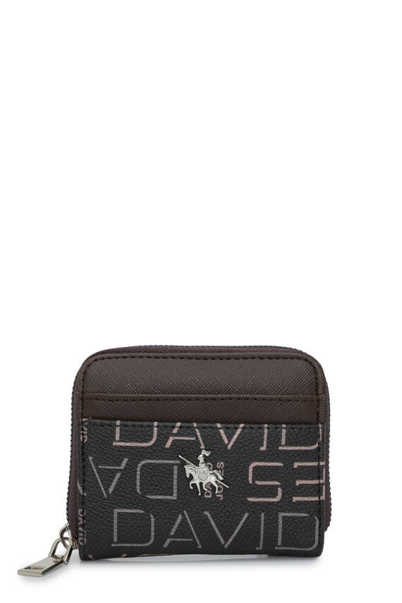 David Jones Yazı Bölme Detaylı Mini Kadın Cüzdan CZ100 - 11