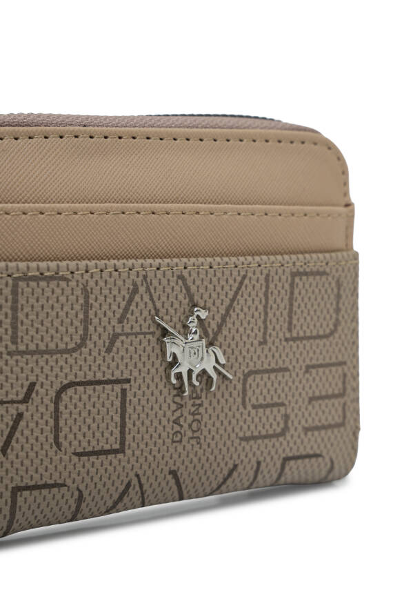 David Jones Yazı Bölme Detaylı Mini Kadın Cüzdan CZ100 - 25