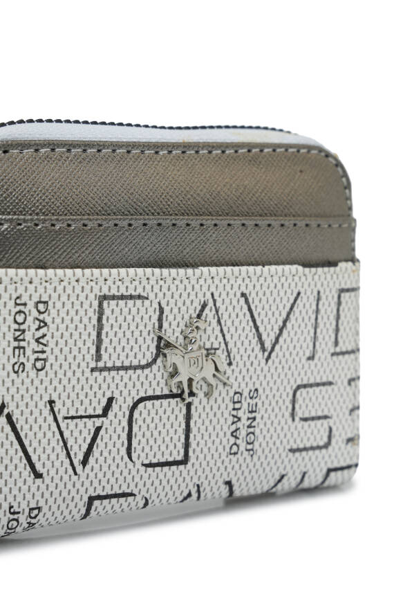 David Jones Yazı Bölme Detaylı Mini Kadın Cüzdan CZ100 - 3