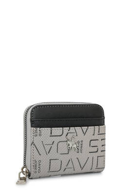 David Jones Yazı Bölme Detaylı Mini Kadın Cüzdan CZ100 - 7