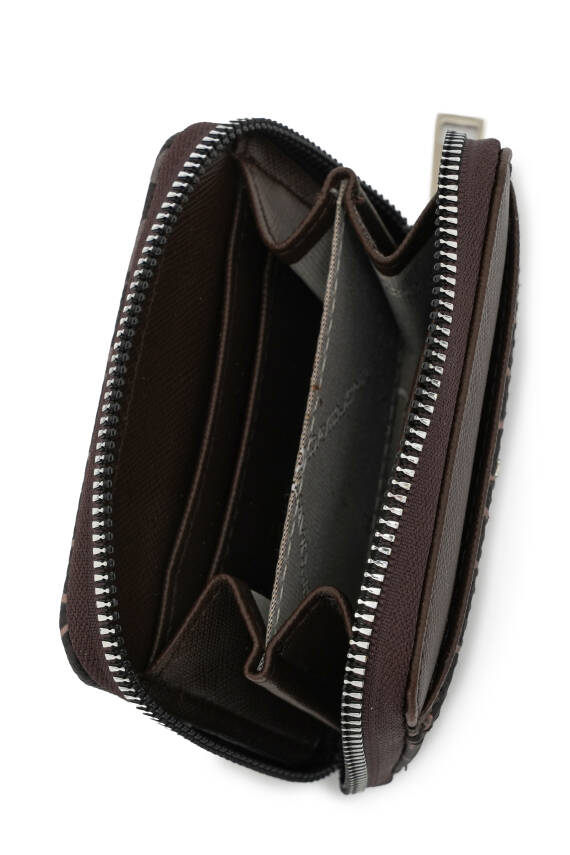 David Jones Yazı Bölme Detaylı Mini Kadın Cüzdan CZ100 - 5