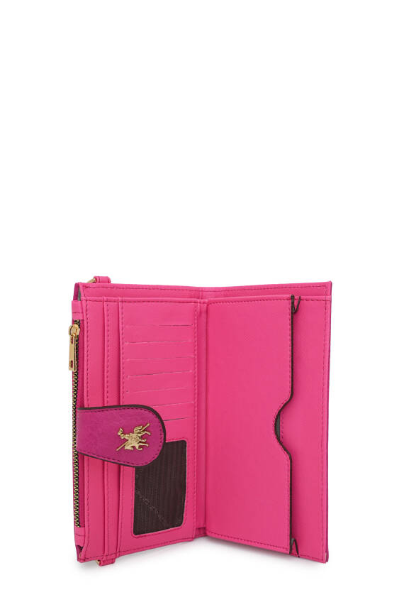 David Jones Zincir Detaylı Askılı Kadın Cüzdan CZ102-1 - 19