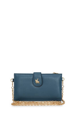 David Jones Zincir Detaylı Askılı Kadın Cüzdan CZ102-1 - 7