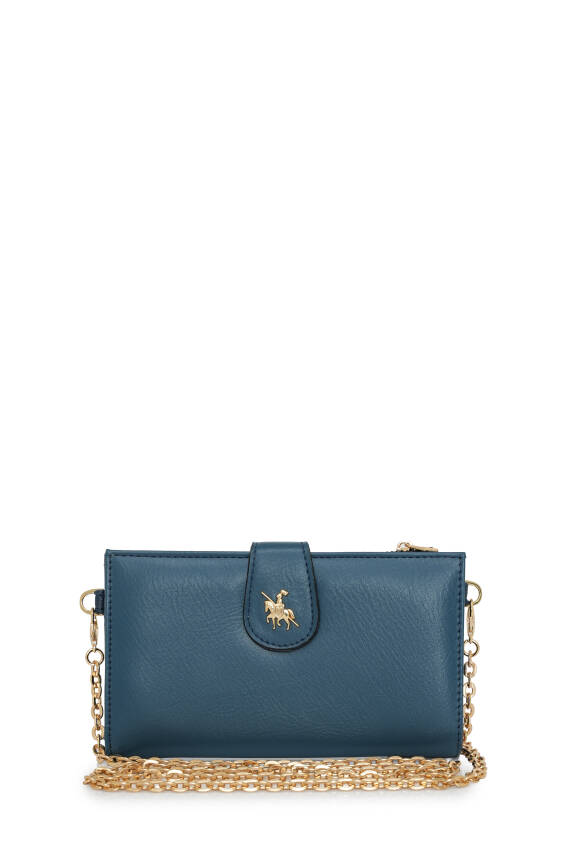 David Jones Zincir Detaylı Askılı Kadın Cüzdan CZ102-1 - 7