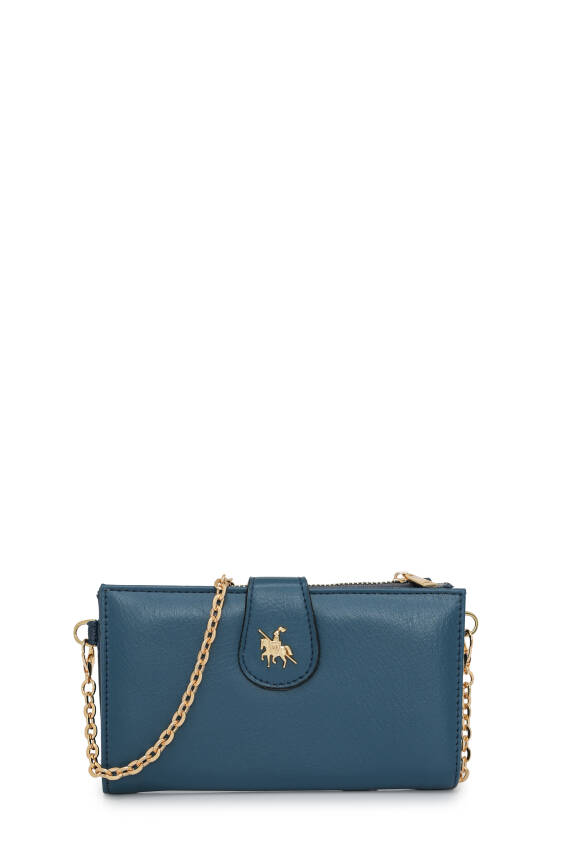 David Jones Zincir Detaylı Askılı Kadın Cüzdan CZ102-1 - 8