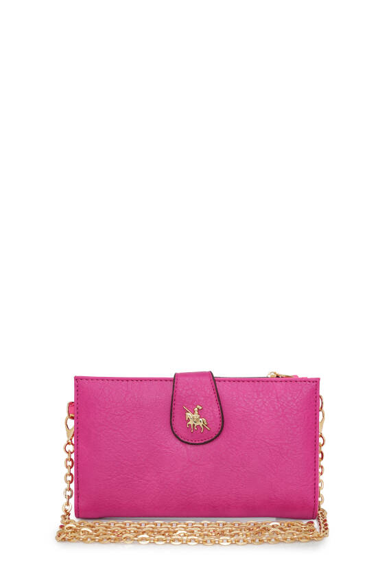 David Jones Zincir Detaylı Askılı Kadın Cüzdan CZ102-1 - 14