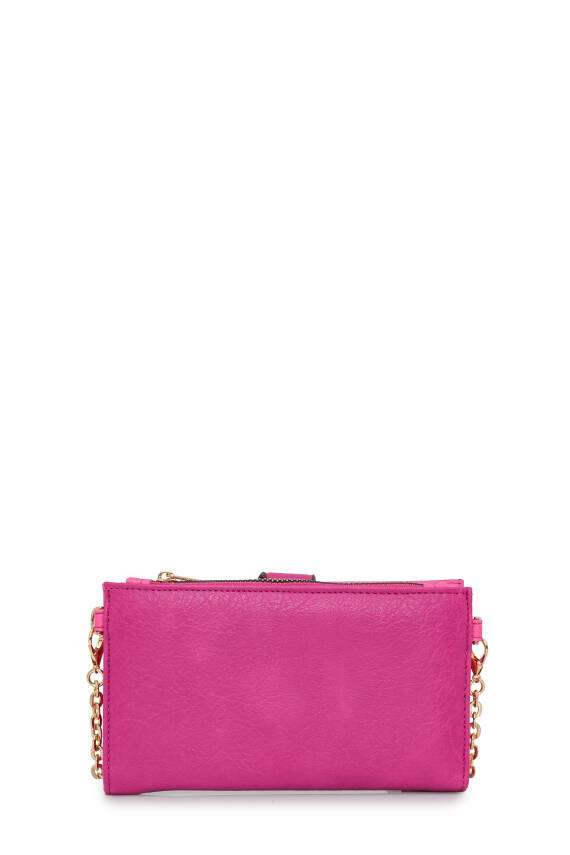 David Jones Zincir Detaylı Askılı Kadın Cüzdan CZ102-1 - 20