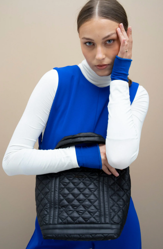 Matthew Cox Kapitone Desenli Çok Bölmeli Omuz ve El Çantası Byn2317 - 4