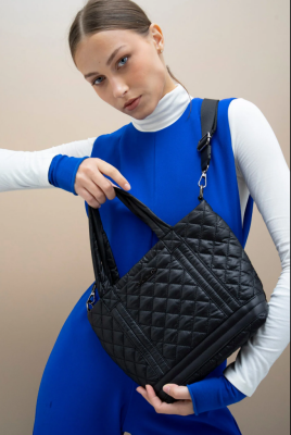 Matthew Cox Kapitone Desenli Çok Bölmeli Omuz ve El Çantası Byn2317 - 3