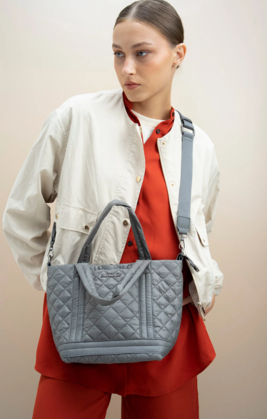 Matthew Cox Kapitone Desenli Çok Bölmeli Omuz ve El Çantası Byn2317 - 10