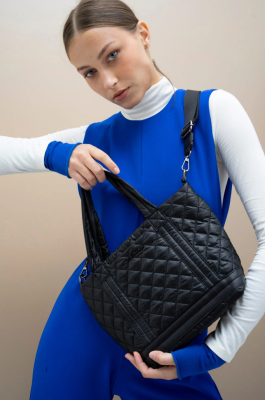 Matthew Cox Kapitone Desenli Çok Bölmeli Omuz ve El Çantası Byn2317 - Matthew Cox