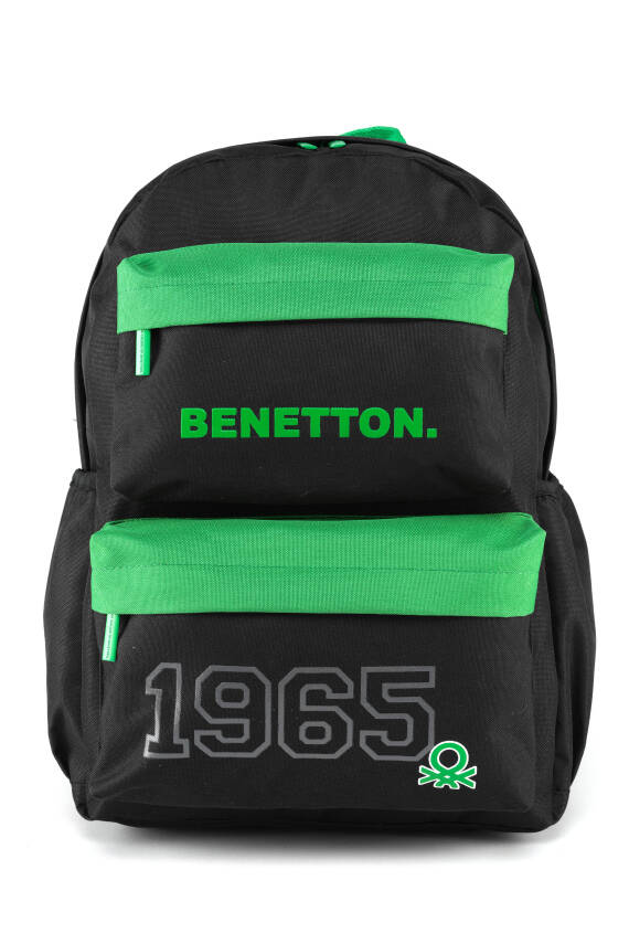 United Colors Of Benetton. 1965 Çift Ön Cepli Erkek Çocuk Sırt Çantası - 1