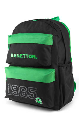 United Colors Of Benetton. 1965 Çift Ön Cepli Erkek Çocuk Sırt Çantası - United Colors Of Benetton.