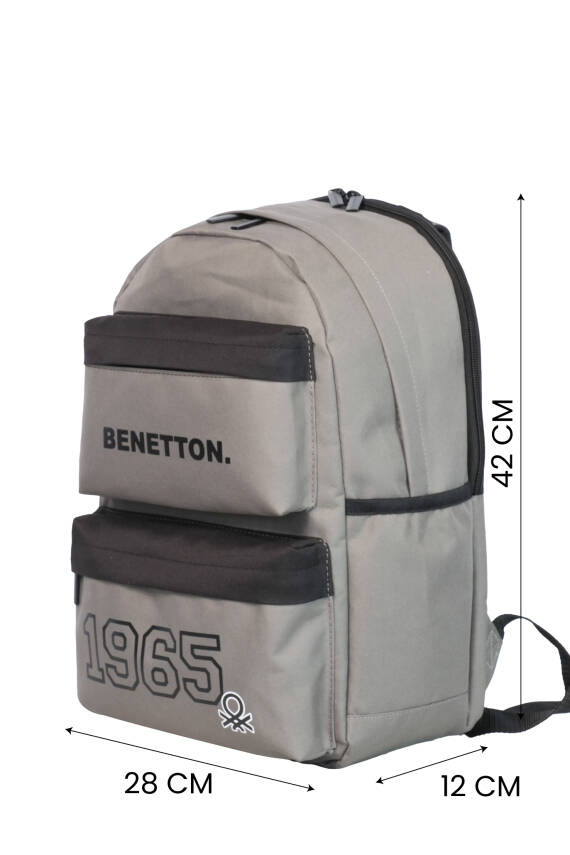 United Colors Of Benetton. 1965 Çift Ön Cepli Erkek Çocuk Sırt Çantası - 6