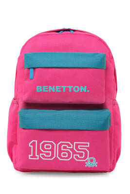 United Colors Of Benetton. 1965 Çift Ön Cepli Kız Çocuk Sırt Çantası - 2
