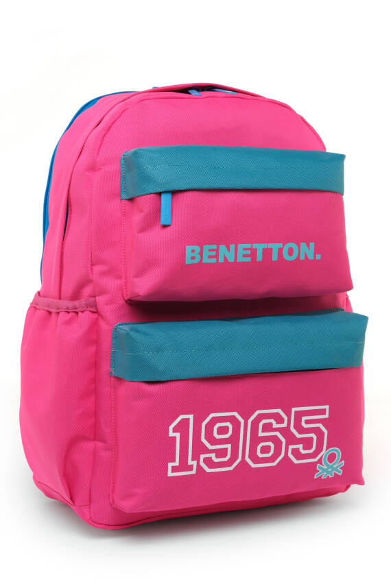 United Colors Of Benetton. 1965 Çift Ön Cepli Kız Çocuk Sırt Çantası - 3