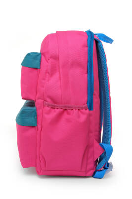 United Colors Of Benetton. 1965 Çift Ön Cepli Kız Çocuk Sırt Çantası - United Colors Of Benetton.