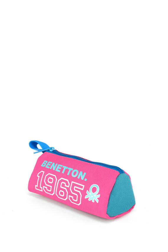 United Colors Of Benetton. 1965 Logo Baskılı Kız Çocuk Üçgen Kalemlik - 3