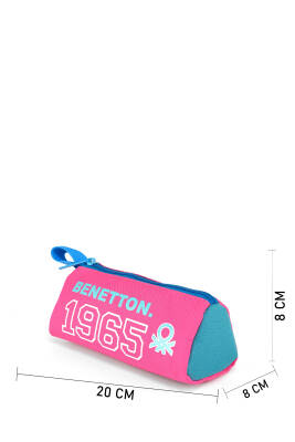 United Colors Of Benetton. 1965 Logo Baskılı Kız Çocuk Üçgen Kalemlik - 7