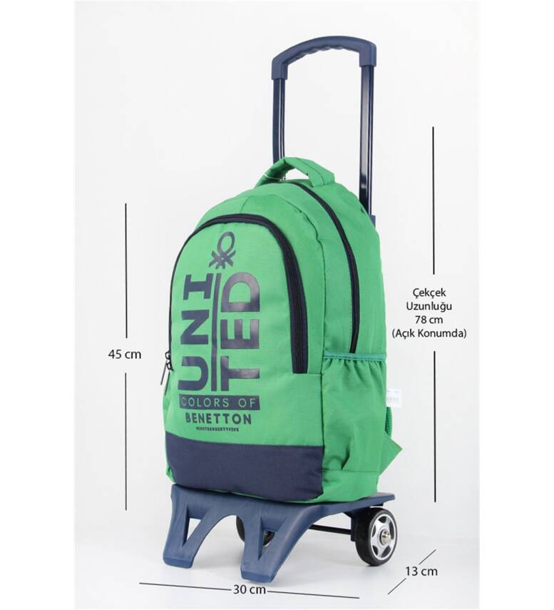 United Colors of Benetton Çekçekli Ilkokul Çantası 76081 - 2