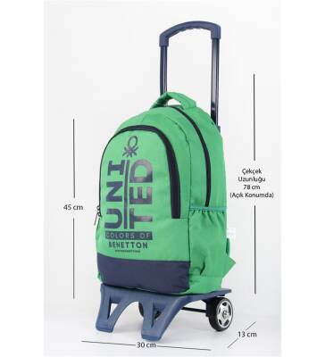 United Colors of Benetton Çekçekli Ilkokul Çantası 76081 - United Colors Of Benetton.