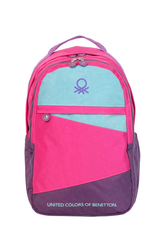 United Colors Of Benetton. Color Blocking Kız Çocuk Sırt Çantası - 1