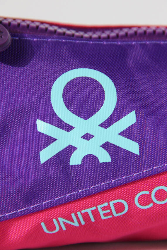 United Colors Of Benetton. Color Blocking Kız Çocuk Üçgen Kalemlik - 7