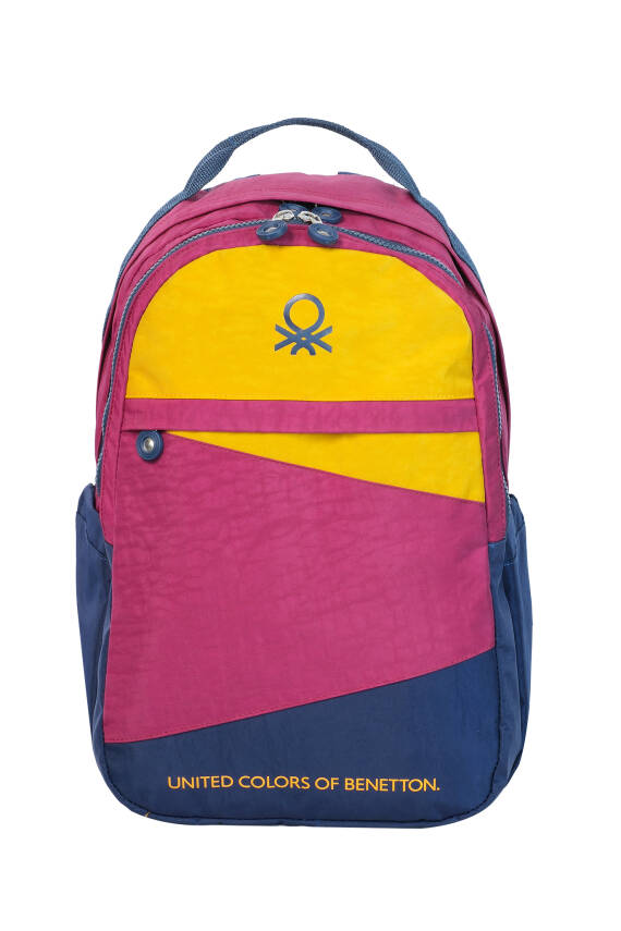 United Colors Of Benetton. Color Blocking Unisex Çocuk Sırt Çantası - 1