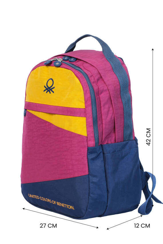 United Colors Of Benetton. Color Blocking Unisex Çocuk Sırt Çantası - 6