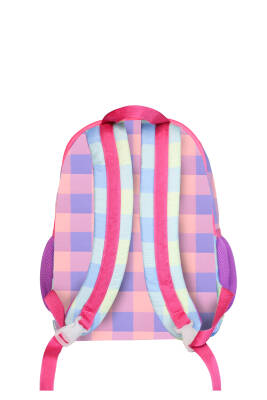 United Colors of Benetton Ekose Desen Kız Çocuk İlkokul Çantası - United Colors Of Benetton.