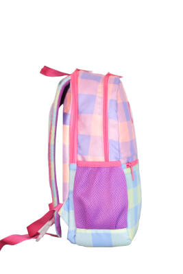 United Colors of Benetton Ekose Desen Kız Çocuk İlkokul Çantası - United Colors Of Benetton.