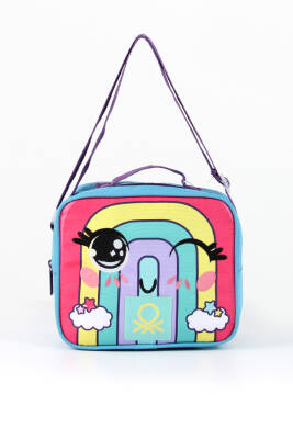 United Colors of Benetton. Gökkuşağı Desenli Kız Çocuk Beslenme Çantası - United Colors Of Benetton.