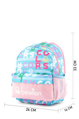 United Colors Of Benetton. Harf Baskılı Kız Çocuk Anaokul Çantası - 6
