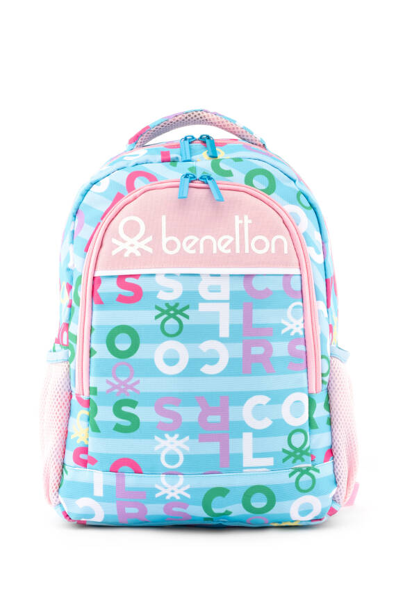 United Colors of Benetton. Harf Baskılı Kız Çocuk İlkokul Çantası - 2