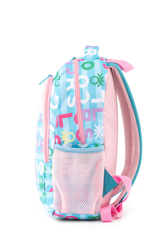 United Colors of Benetton. Harf Baskılı Kız Çocuk İlkokul Çantası - 4