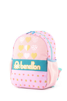 United Colors Of Benetton. Kalp Detaylı Kız Çocuk Anaokul Çantası - United Colors Of Benetton.