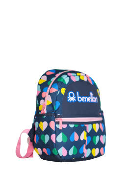 United Colors Of Benetton. Mini Kalp Desenli Kız Çocuk Anaokul Çantası - 2
