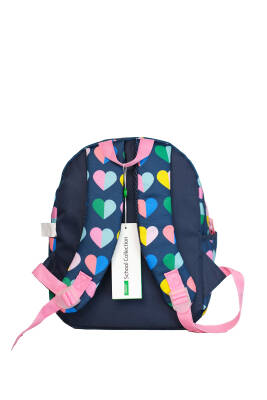 United Colors Of Benetton. Mini Kalp Desenli Kız Çocuk Anaokul Çantası - 4