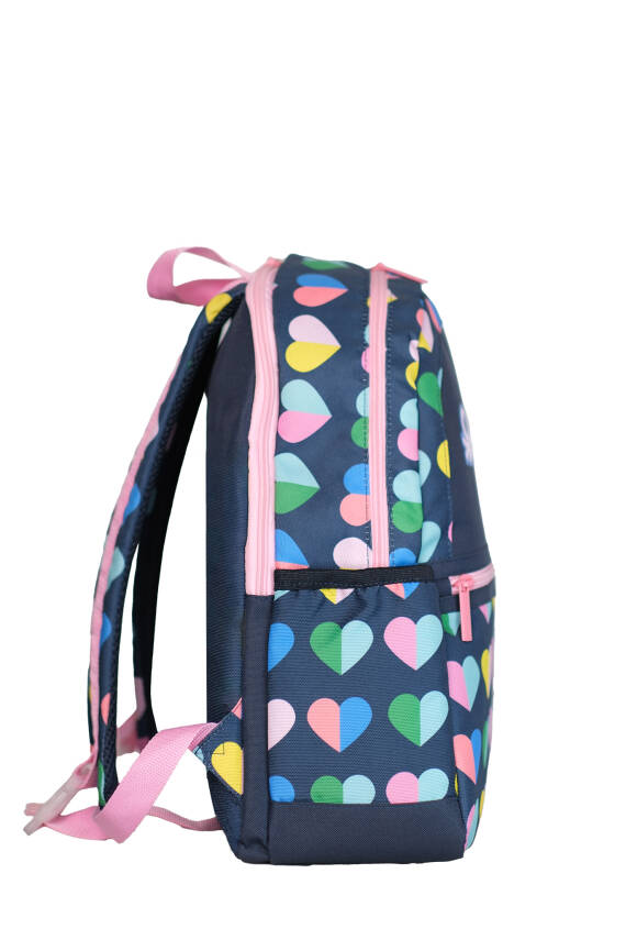 United Colors Of Benetton. Mini Kalp Desenli Kız Çocuk Sırt Çantası - 3