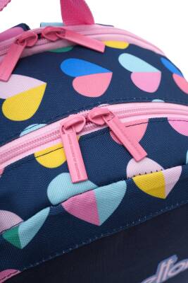 United Colors Of Benetton. Mini Kalp Desenli Kız Çocuk Sırt Çantası - United Colors Of Benetton.