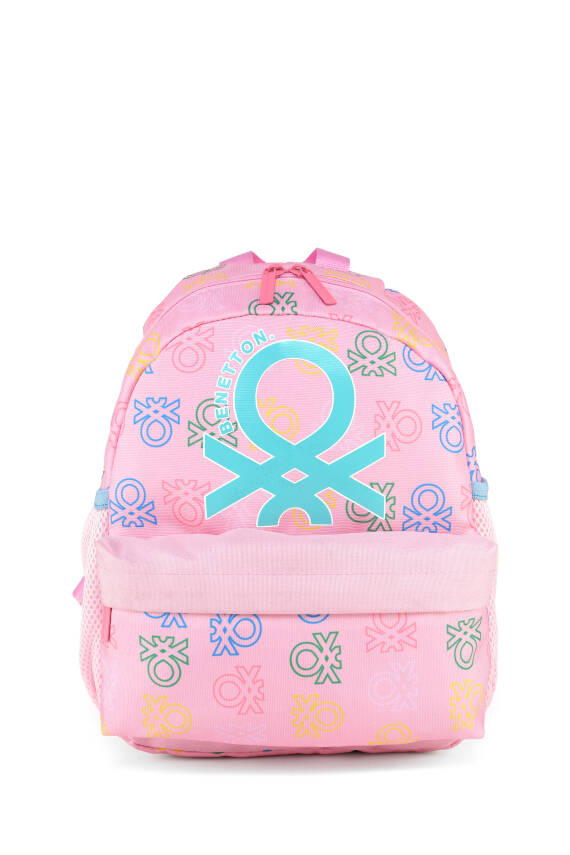 United Colors Of Benetton. Minimal Logo Baskılı Kız Çocuk Anaokul Çantası - 2