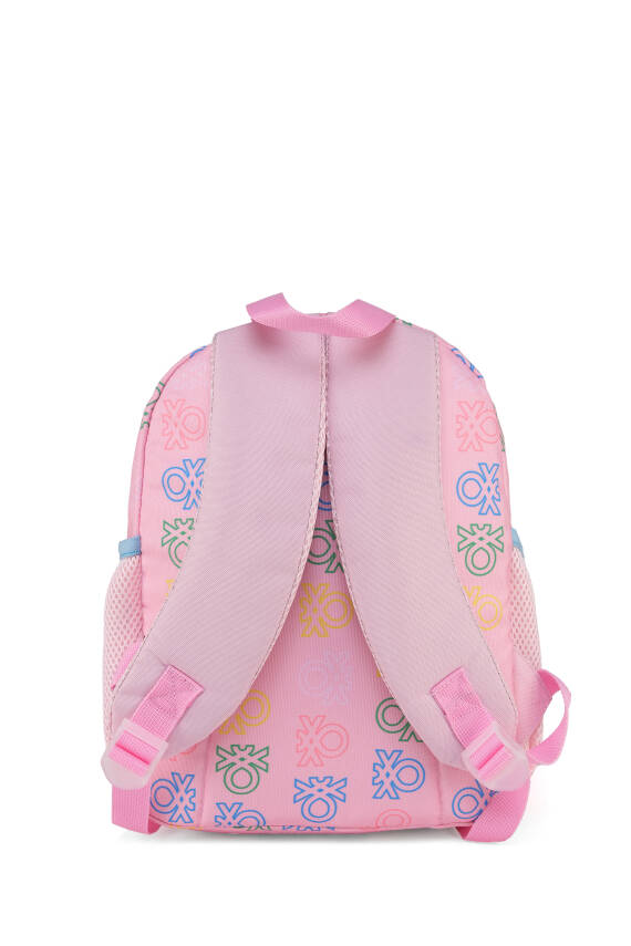 United Colors Of Benetton. Minimal Logo Baskılı Kız Çocuk Anaokul Çantası - 6