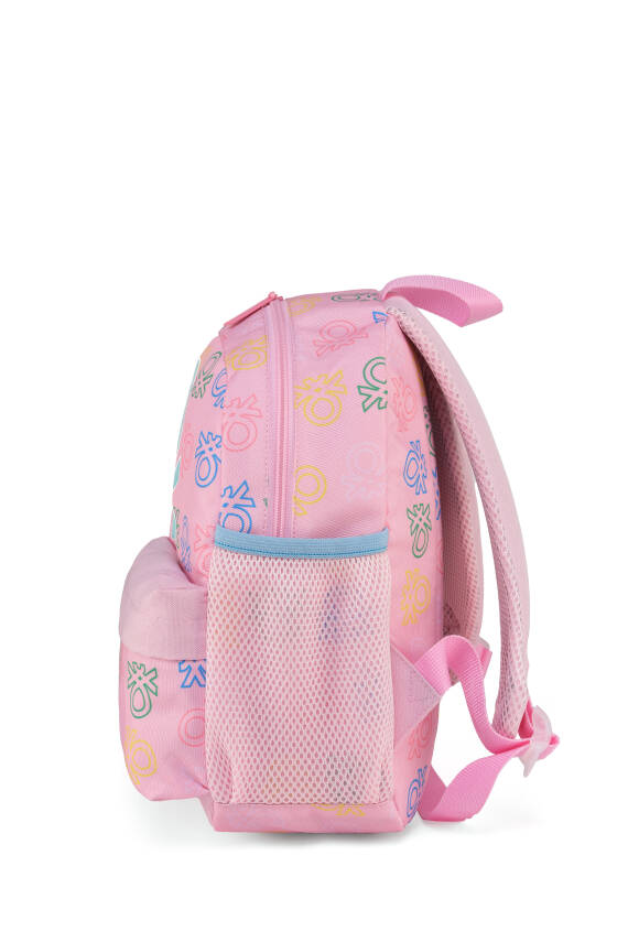 United Colors Of Benetton. Minimal Logo Baskılı Kız Çocuk Anaokul Çantası - 5