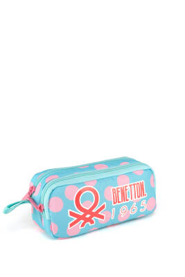 United Colors Of Benetton. Puantiyeli Çift Bölme Kız Çocuk Kalemlik - United Colors Of Benetton.