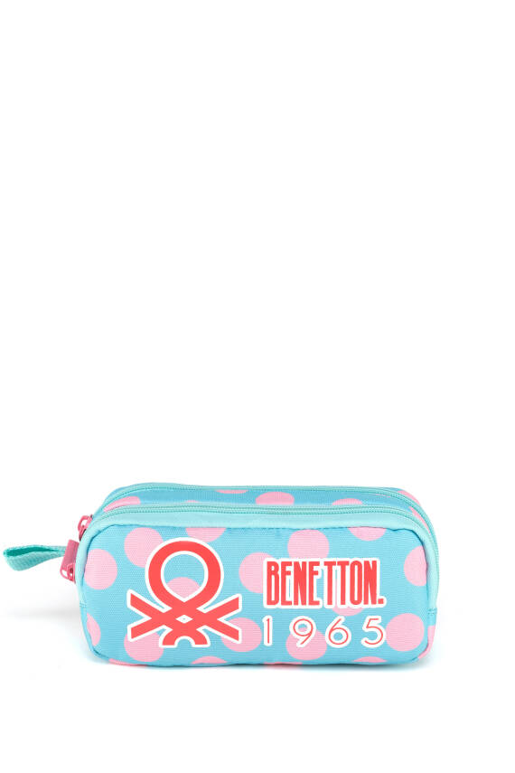 United Colors Of Benetton. Puantiyeli Çift Bölme Kız Çocuk Kalemlik - 1